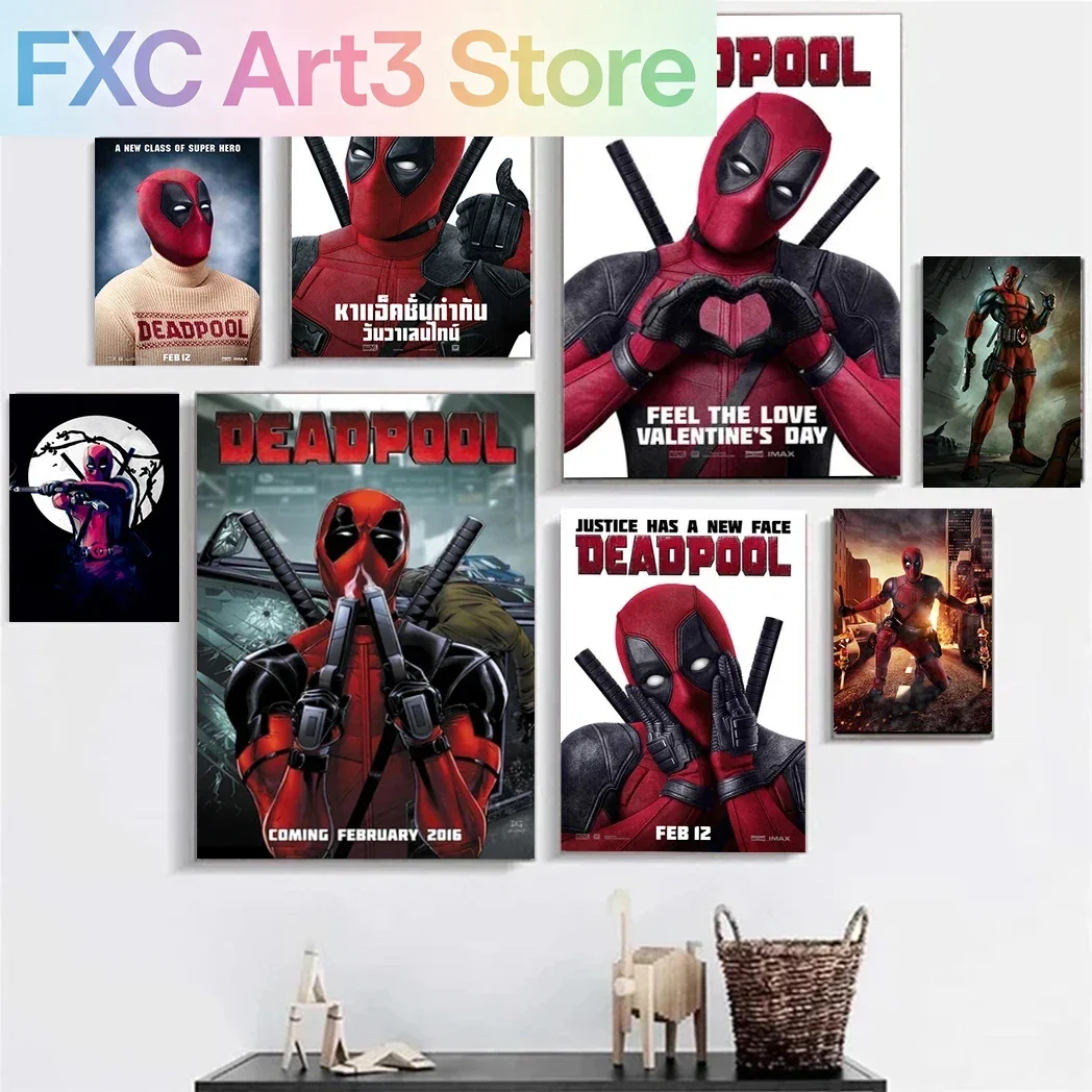 Rahmenlose Marvel Wandkunst Poster SpiderMan Iron Man Avengers Superhelden Kinderzimmer Deko Cartoon Leinwand Gemälde Bild Druck Geschenk