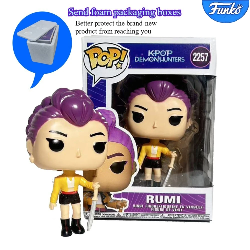 New Anime Demon Hunter K-pop Style Action Figures Rumi Zoey Mira Saja Boys Cosplay Vinyl Toys Fan Gift Ornaments