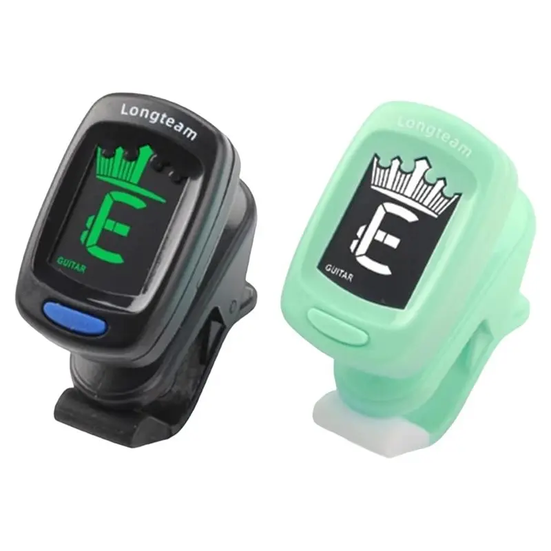 XSXS-Clip-On Guitar Tuner With LCD Display For Fast And Accurate Tuning. Suitable For Guitar, Ukulele, Bass, Violin