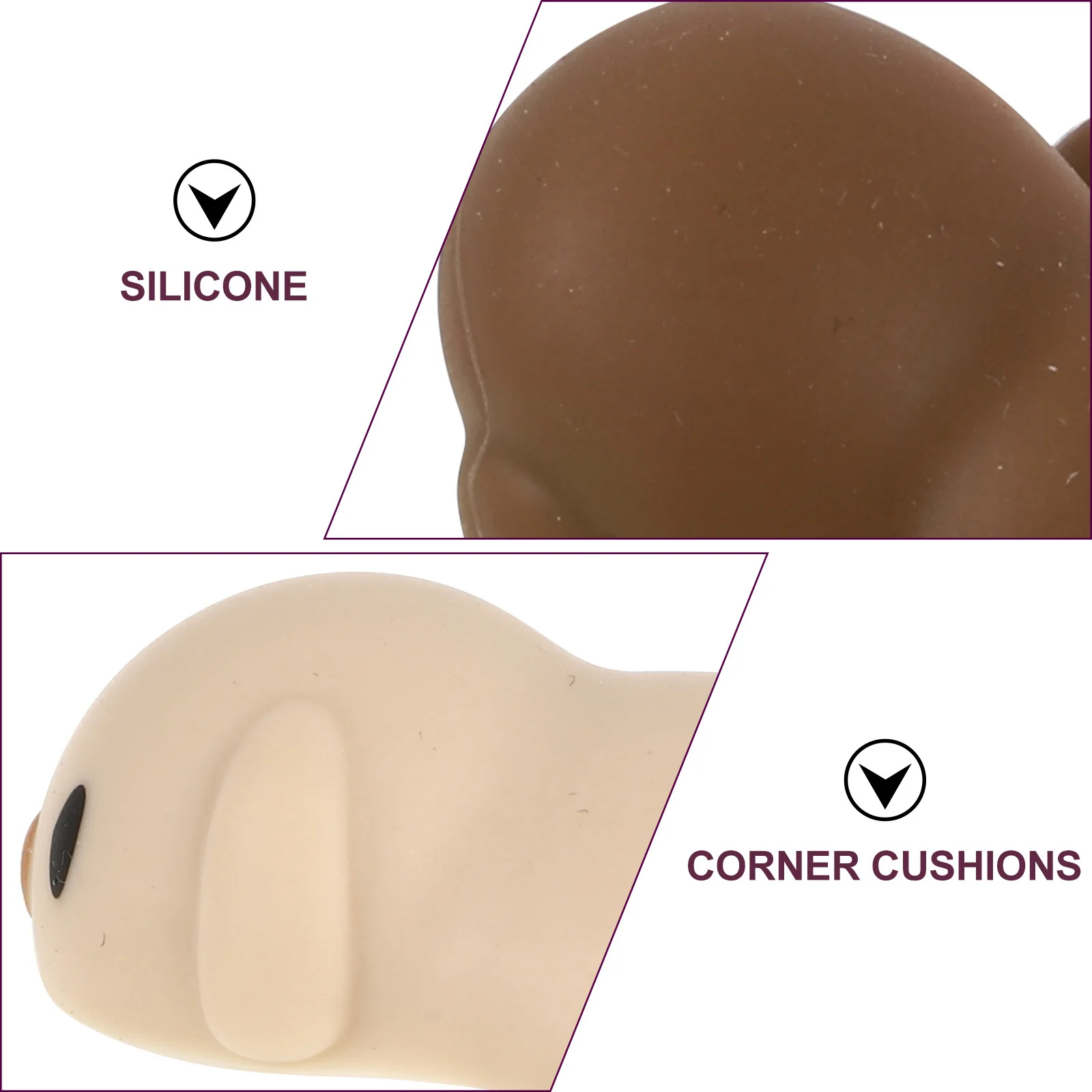 

4Pcs Cartoon Table Corner Guards Baby Safety Silicone Corner Protectors Furniture Edge Covers Protective Home Supply