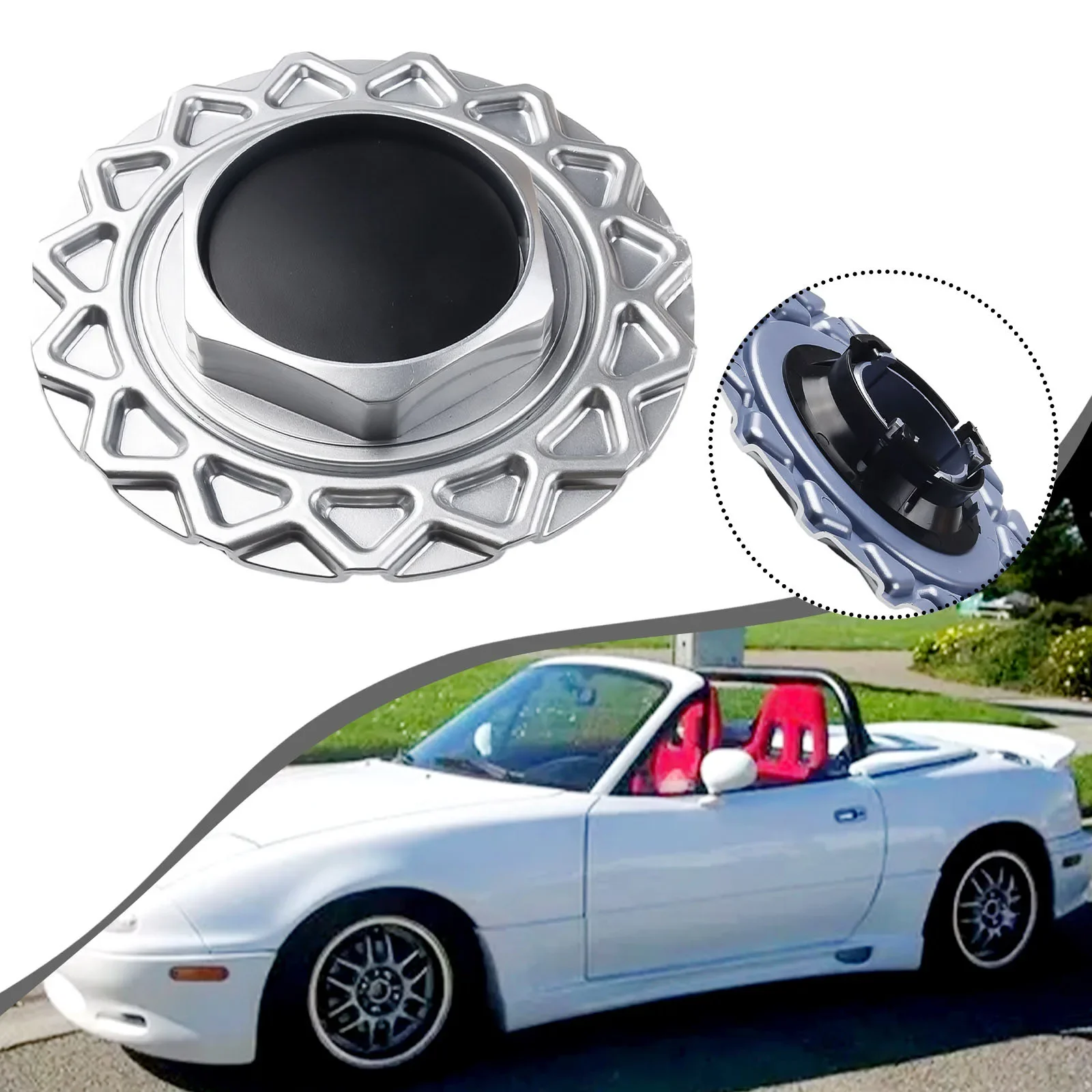 151MM  Wheel Center Cover For Miata For MX-5 For RX-7 1989-1991 #09. 24. 038 2024 Hot Sale Brand New And High Quality Discount