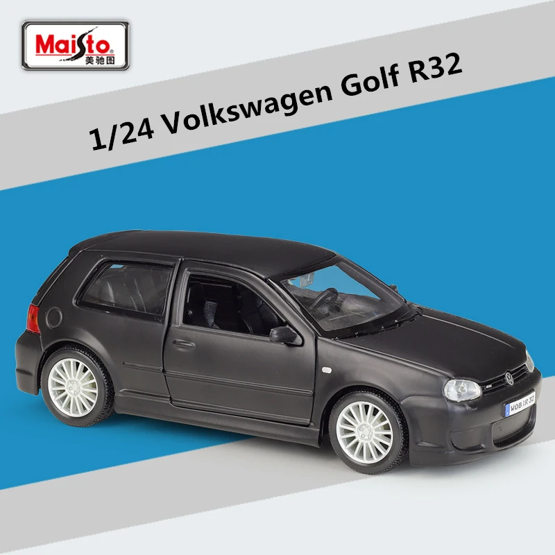 Maisto 1:24 Volkswagen Golf R32 Alloy Sports Car Model Diecast Metal Toy Vehicles Car Model Simulation Collection Childrens Gift