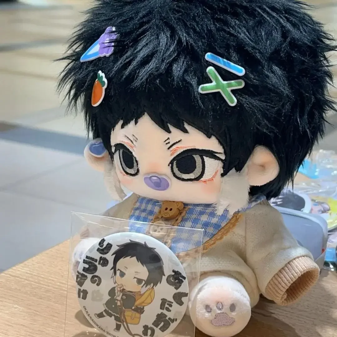 أنيمي Ryunosuke Akutagawa Kawaii تأثيري القطن دمية الجسم مع الهيكل العظمي لينة بلوشي المشجعين جمع دمى أشكال هدية 20 سنتيمتر #3