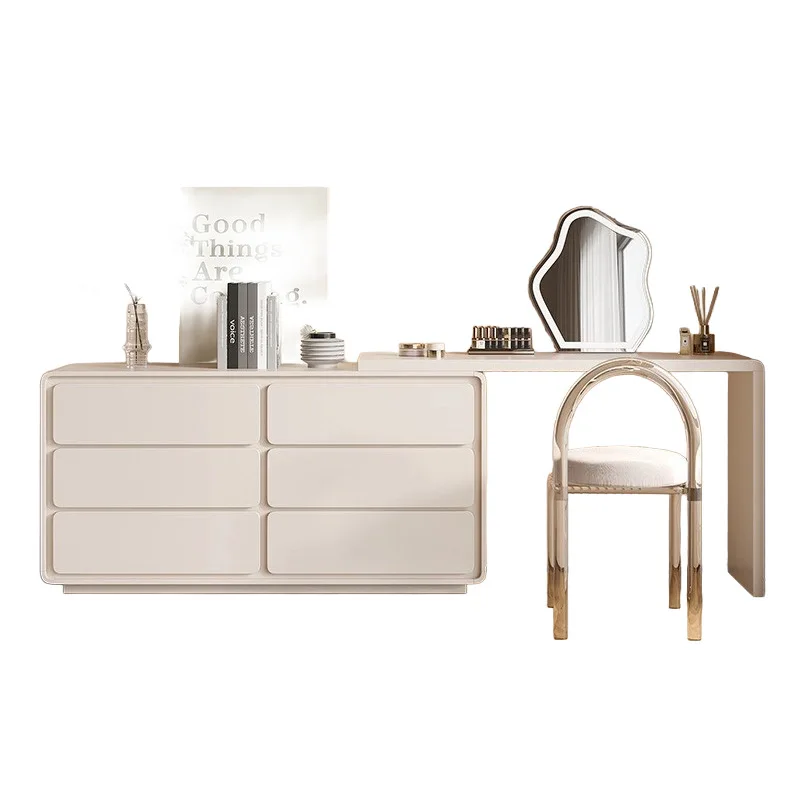 

Painted, French, solid wood, dressing table, modern, simple, bedroom, high-end, makeup table