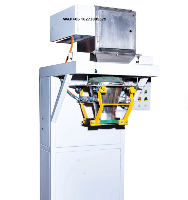 High-Efficiency Rice Bag Filling Packing Machine With Conveyor and Sewing Machine Fertilizer Animal Feed Food Packaging Machine
