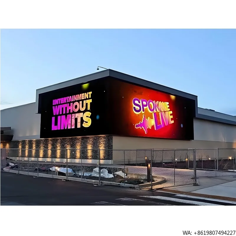 Anti-Dust P6 Outdoor LED Screen Ultra Bright Large for Town Central Square Event Advertising