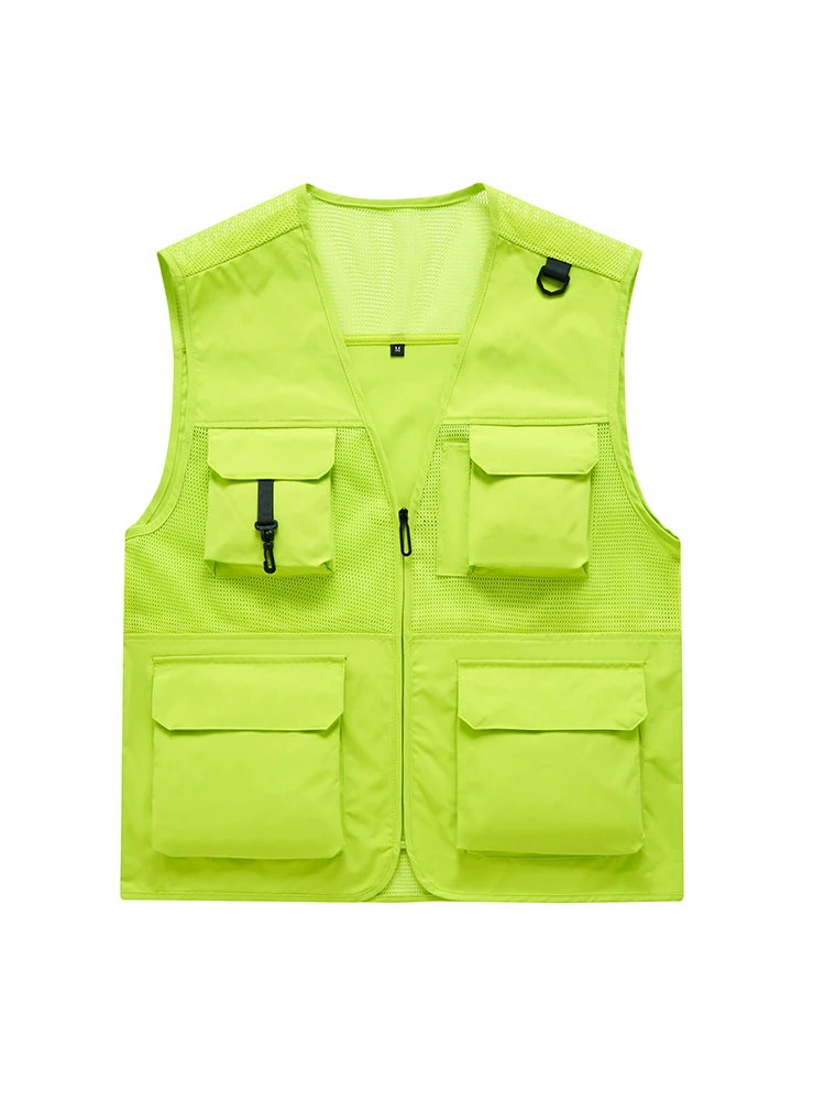 

Early Autumn Outdoor Qui Dry Large Size Casual Thin No Collar Vest Men's Outdoor Workwear Fem Leisure oulder Pad