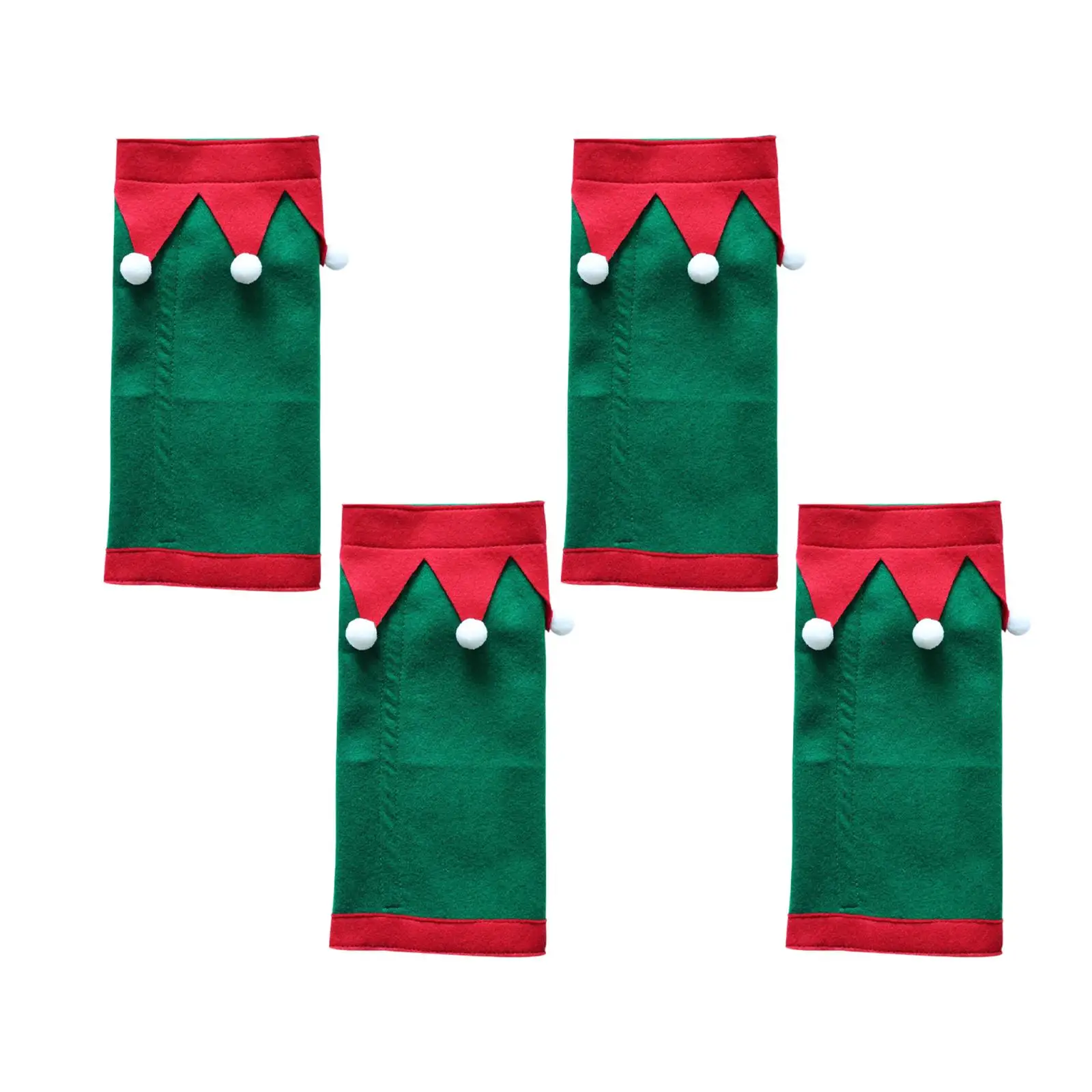 4 Pieces Christmas Horse Leg Wraps Warming Protective Gear Horse Accessories
