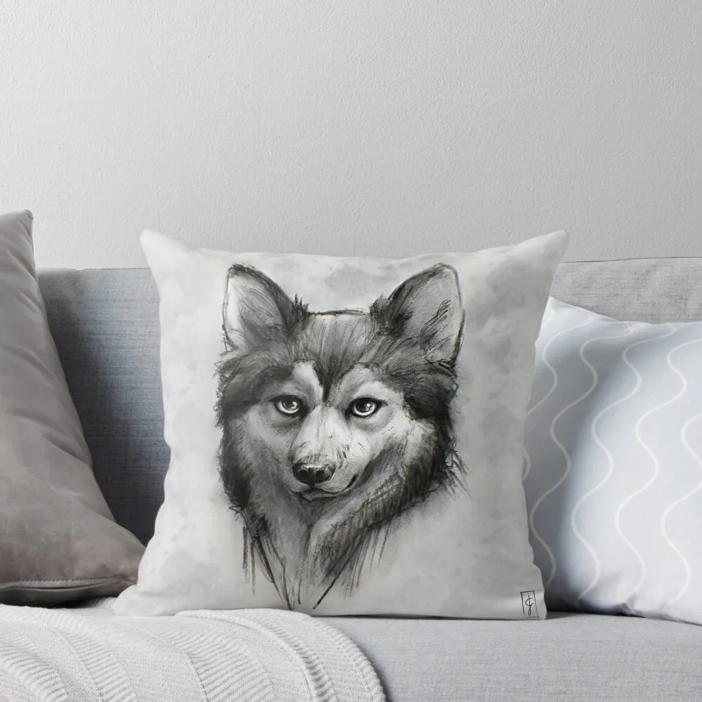 

Laica - Dog Portrait Throw Pillow Pillow Decor Cushion Covers For Living Room Cushion Cover For Sofa Custom Cushion Photo pillow