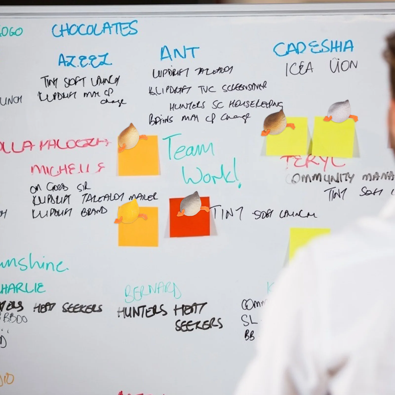 

5Pcs Shaped Fridge Magnets Cartoon Style Magnetic Clips for Notes Photos Office Home Decoration Cartoon Magnet