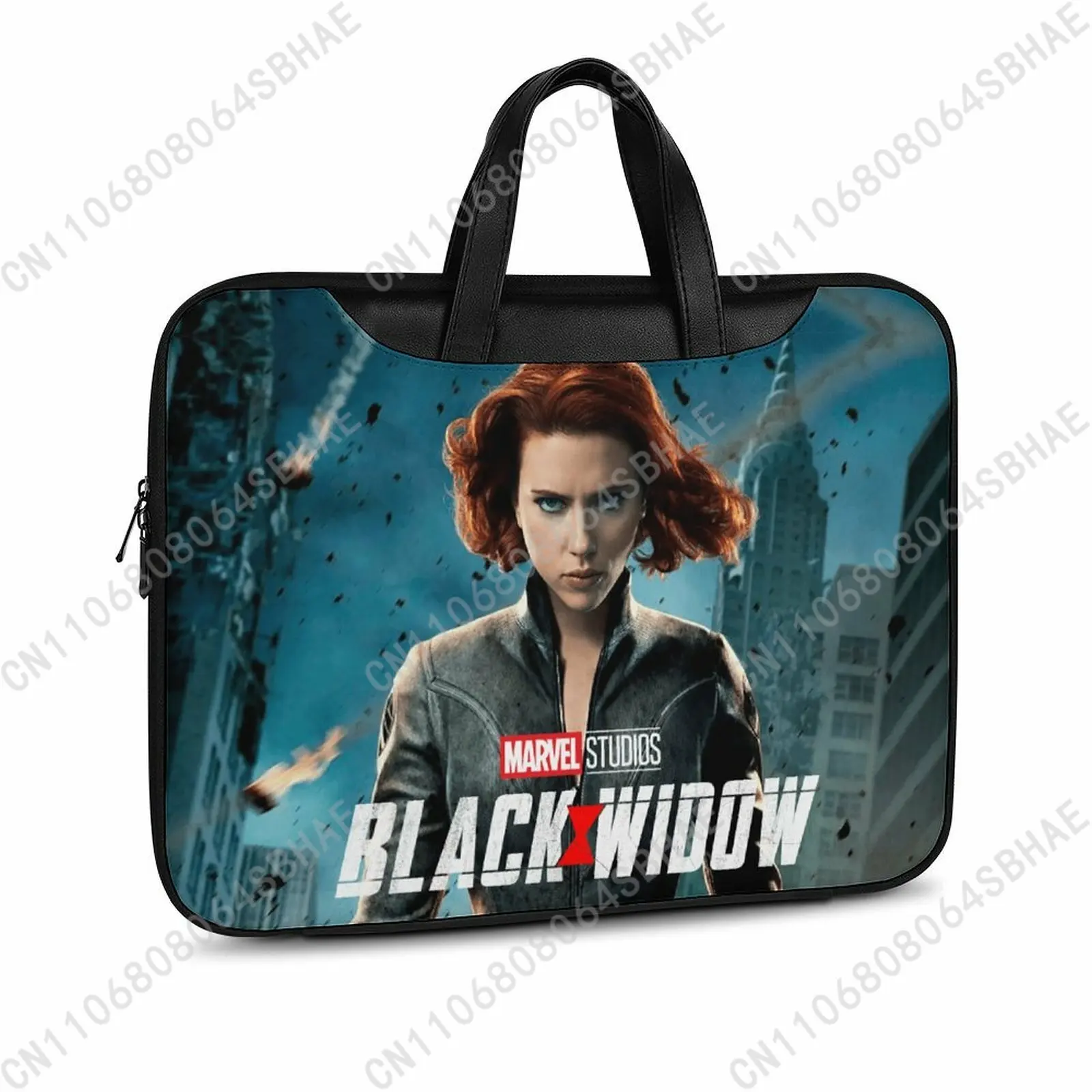 

Кожаный портфель Marvel Black Widow на заказ, унисекс, для ноутбука, деловой, ретро, из натуральной кожи, для косплея