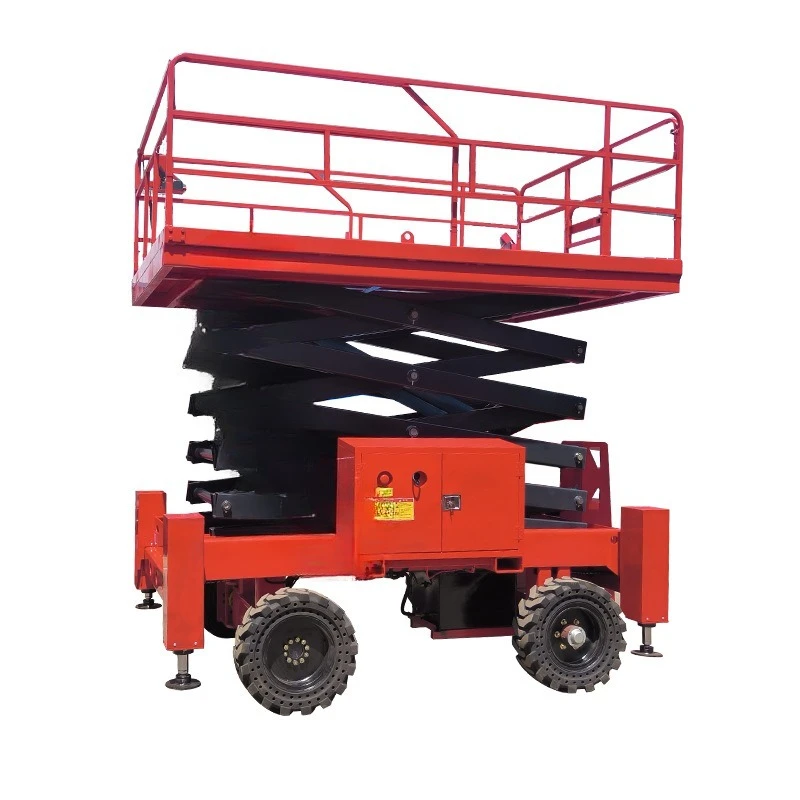 Electric drive off-road, self-propelled electric lift for high-altitude platforms