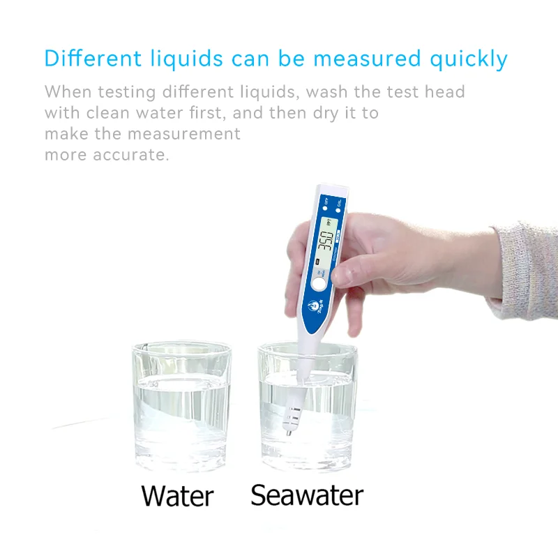Digital Specific Gravity Meter Sea Salinity  Meter Favorable Price Manufacturer Waterproof Salinity Tester Salinometer