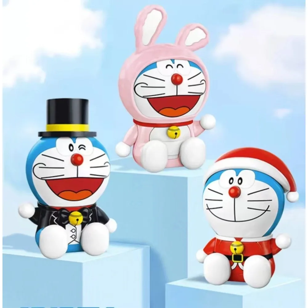 Keeppley Doraemon Building Block Cute Building Blocks Children's Puzzle Anime Surrounding Toys Popular Funny Christmas Giftss