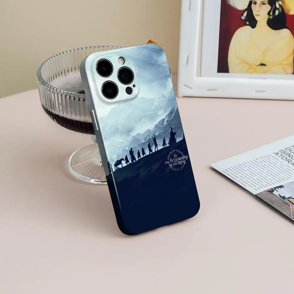 

Чехол для телефона Lord the Rings The iPhone 17 16 15 14 из 13 12 Pro Max Plus Glossy HD Fine Hole Liquid Film Soft Shell
