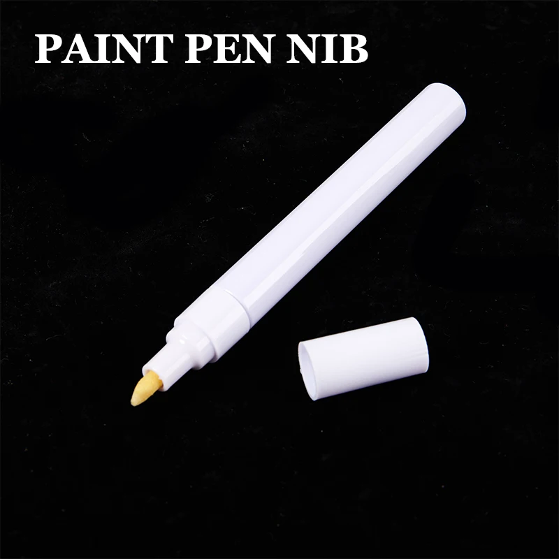 1Pc 3-6mm Empty Refillable Pen Blank  Double Head Reversible Nib Paint Pen Fine Nib Marker Aluminum Pipe Paint Pen Accessories