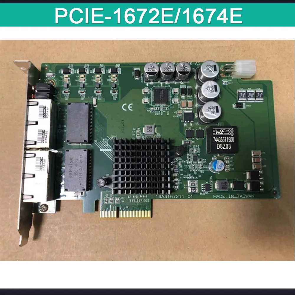 For Advantech 4 Network Port Expansion Card PCIE-1672E/1674E