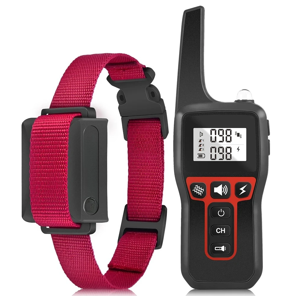 

No Bark Soft Custom Durable and Comfortable Pet Dog Training Vibration Collars Electronic With Remote for Small Dogs