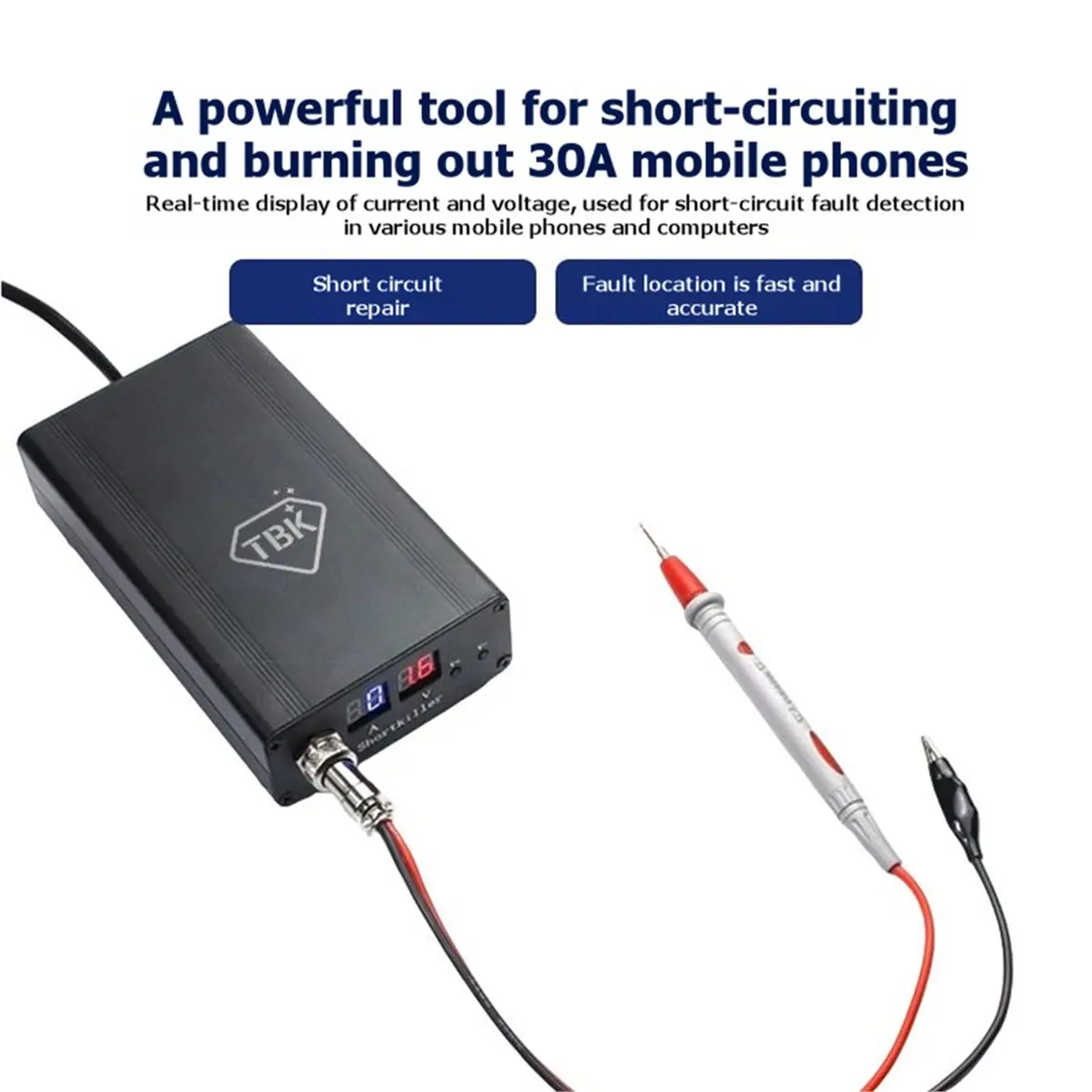 2026 New Mobile Phone Short Circuit Preheater Device High Power Short Circuit Heating Breakdown Capacitance Tool US Plug