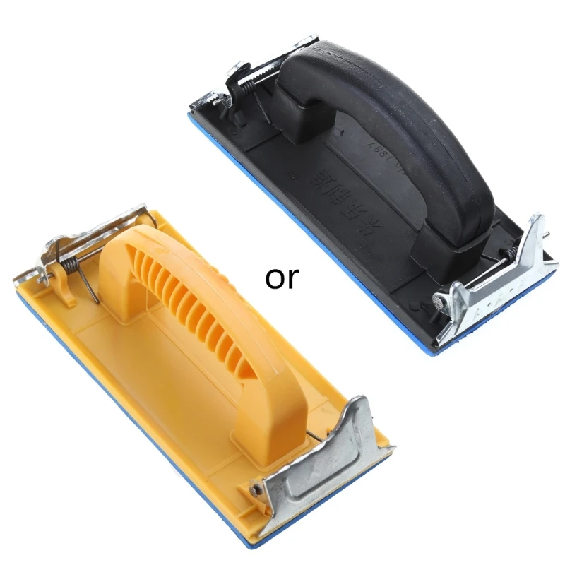 Manual Sanding Block Sandpaper Machine Hand Grinding Holder Handheld Polisher Dropship