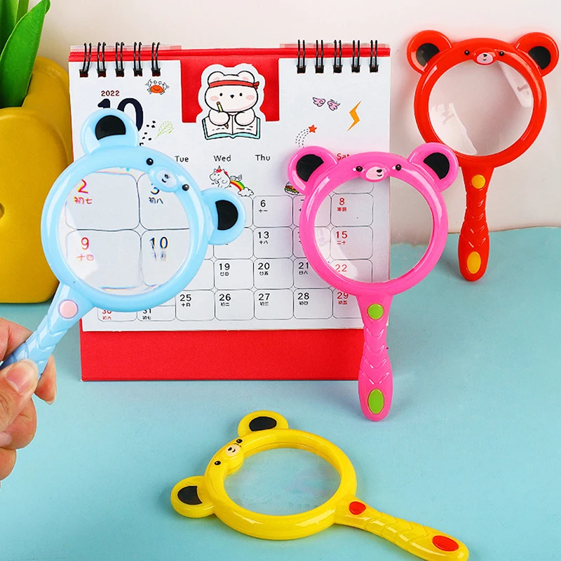 

1PC Cartoon Animal Magnifying Glass Exploration Learning Children Educational Toy Magnifier Kid Science Experiment Toy Kid Gifts