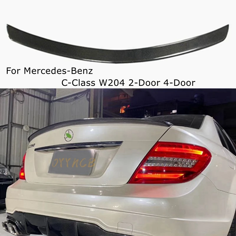 

Спойлер для крышки багажника Автомобиля AMG, подходит для Mercedes-Benz C-Class W204, 4-дверного и 2-дверного седана 2008-2014, автомобильный спойлер