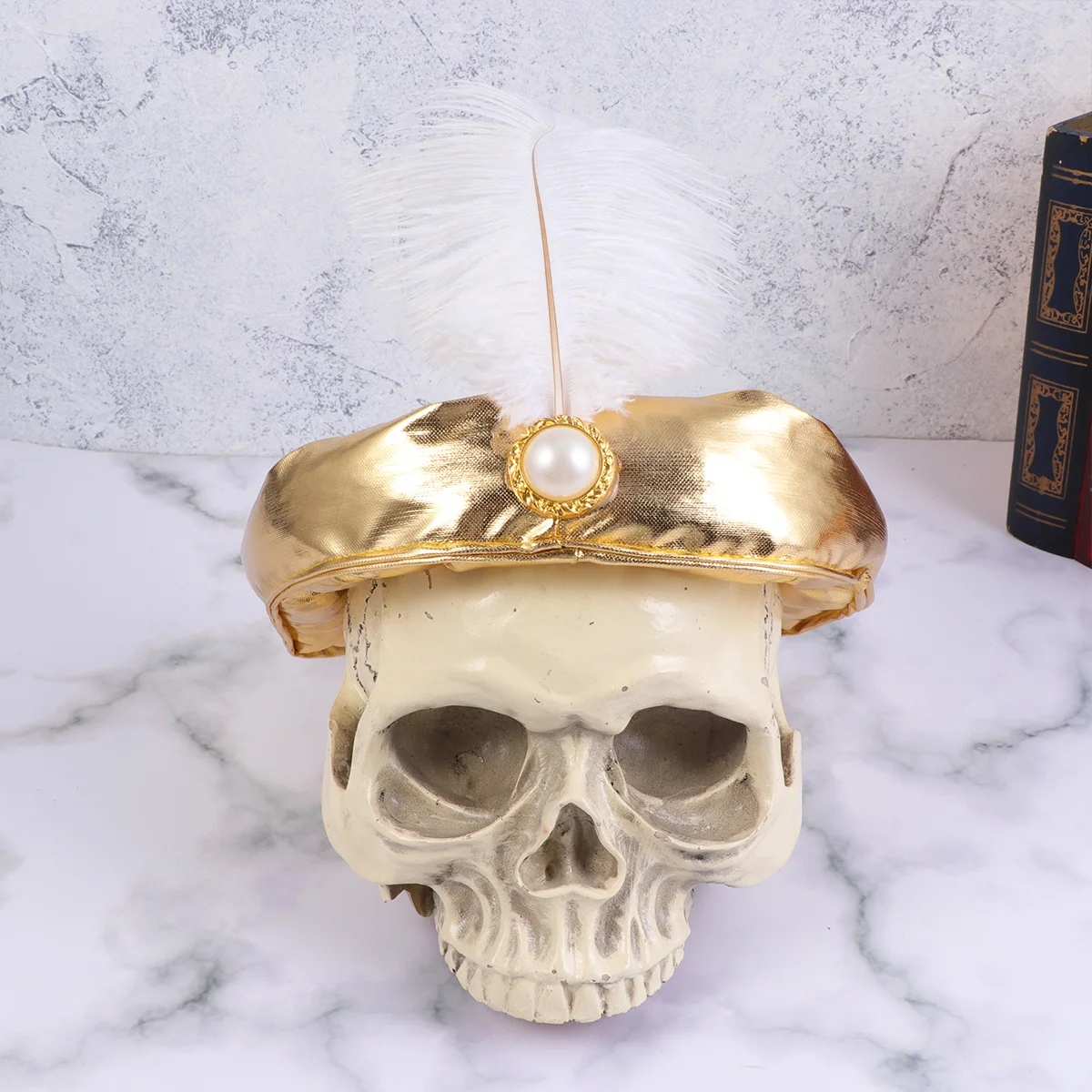 

Halloween Kings Hat Prince Hat Arab Headwear Decoration Headdress for Boys Cosplay Party Supplies Golden