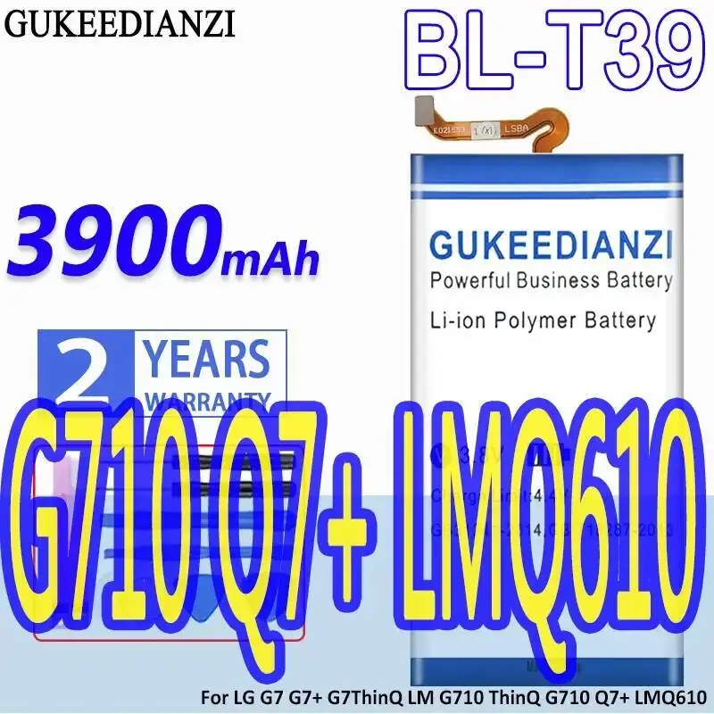 

Mobile Phone Battery BL-T39 High Performance 3900Mah For LG G7 G7+ G7thinq LM G710 Thinq Q7+ LMQ610