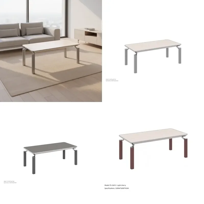Modern Particle Board Coffee Table for Living Room or Office Affordable Contemporary Style Furniture