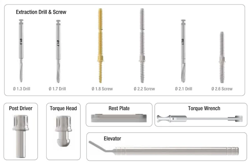 Atraumatic Dental Surgery Extraction Instrument Kit