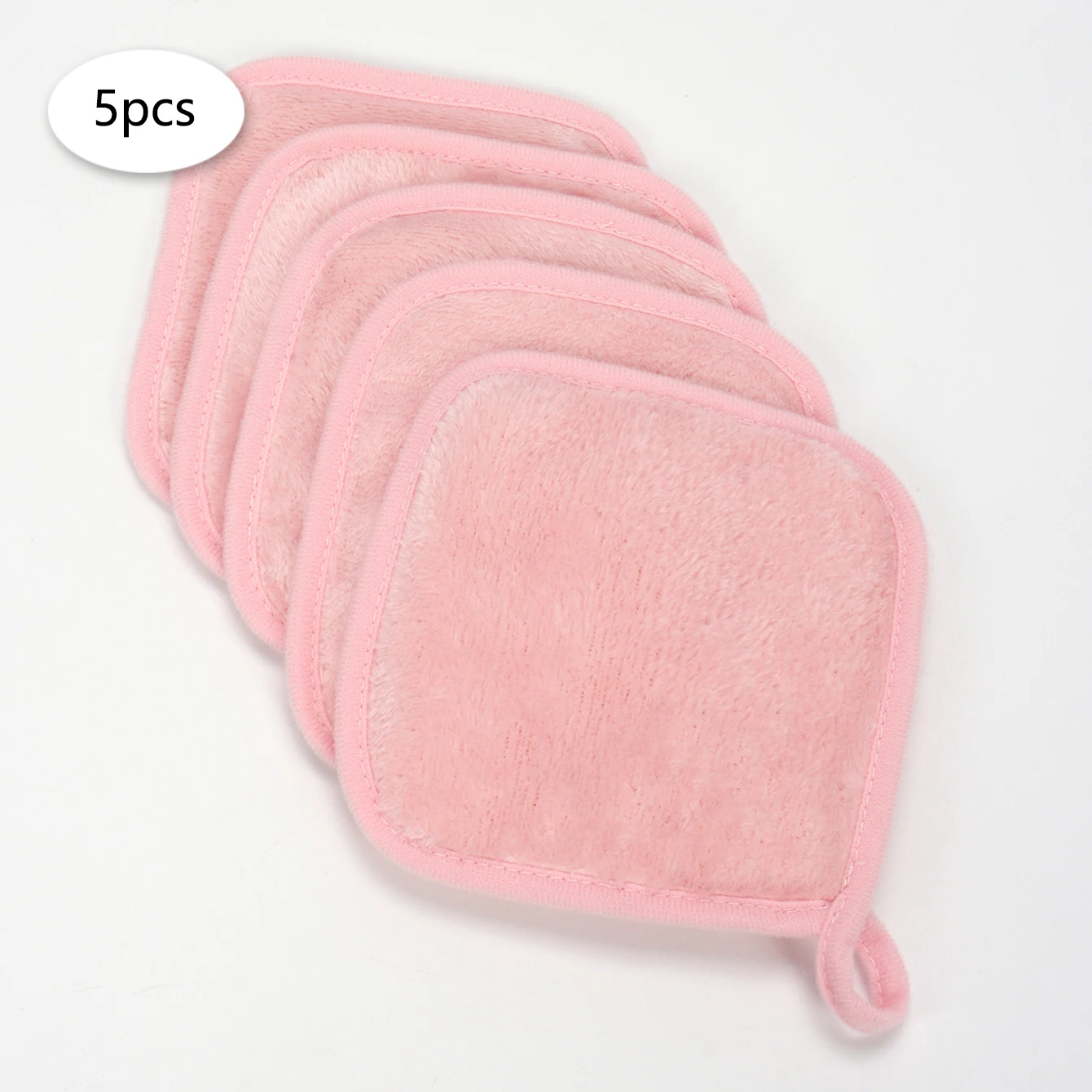 5/10/20 Stuks Microfiber Gezicht Doeken Herbruikbare Make-Up Remover Doek Make-Up Handdoeken Gezicht Diepe Reiniging Pads huidverzorging Beauty Tools - afbeelding 2