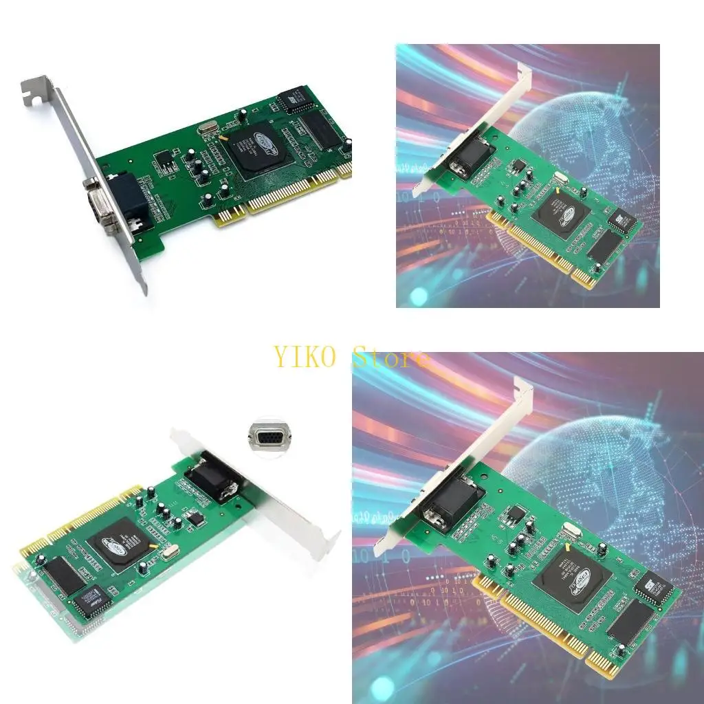 K32C PCI Graphics Card Ati Rage XL 8MB 32Bit Tractor Card VGA Card Support Machine