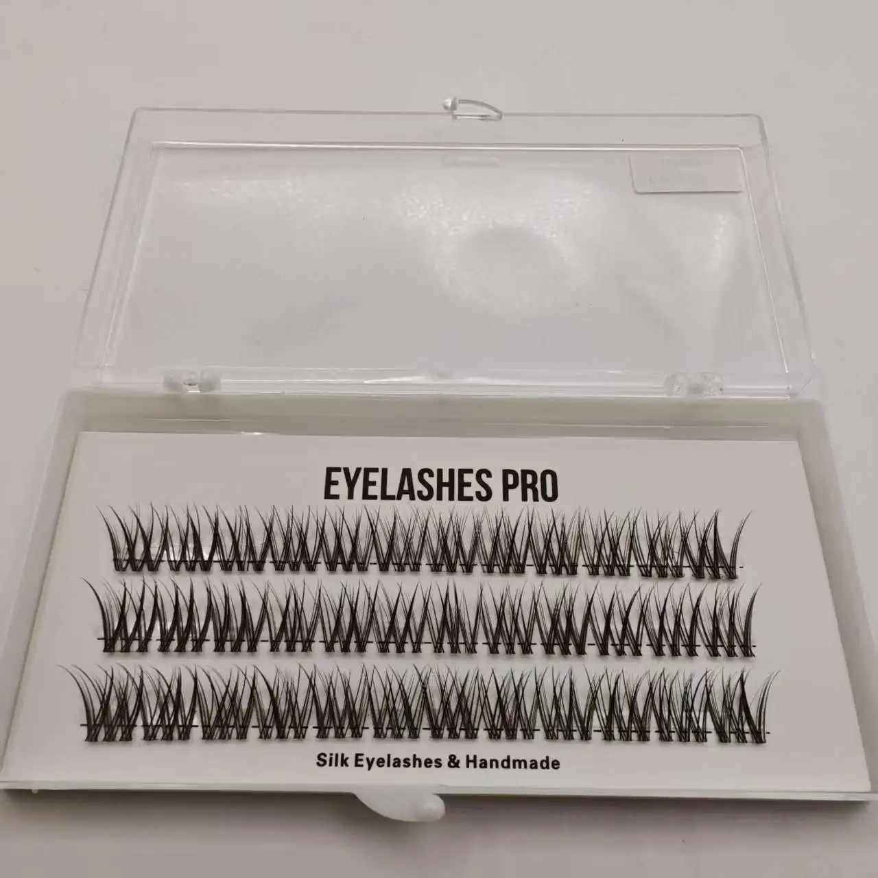 Brown RB013  DIY Hand Made Eyelash Extension Segmented Flase Lashes  Lash Bundles Soft Ribbon Strip Eyelashes Makeup Lashes NEW