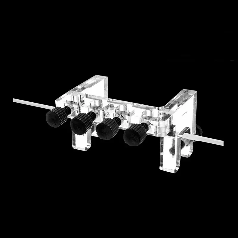 Dosing Pump Tube Holder, 4 Holes Burette Hanging Frame, Fixed Bracket for Aquarium Tubing Cylinder Accessories