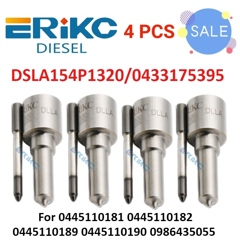 

Форсунка-распылитель DSLA154P1320, дизельная форсунка 0 433 175 395 для 0445110181 0445110182 0445110189 0445110190 0986435055