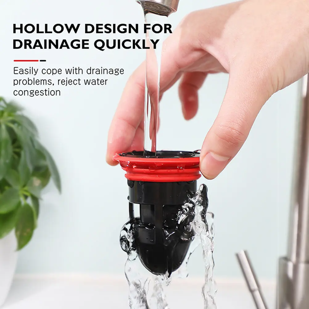 

4Pcs Floor Drain Core Anti-Odor Device with Fine Mesh Filter for Sewer Outlet Long-Lasting Household Use Shower Toilet Supply