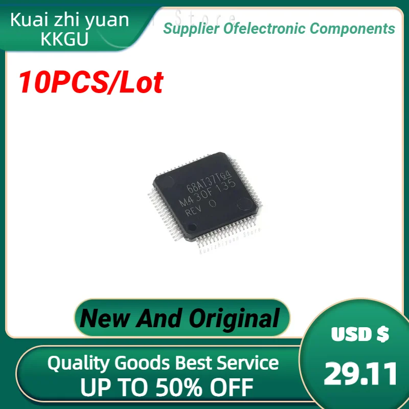 

10PCS/Lot New And Original MSP430F135IPMR M430F135 MSP430F135IPM MSP430F135 16-bit Microcontroller LQFP64 Quality Goods