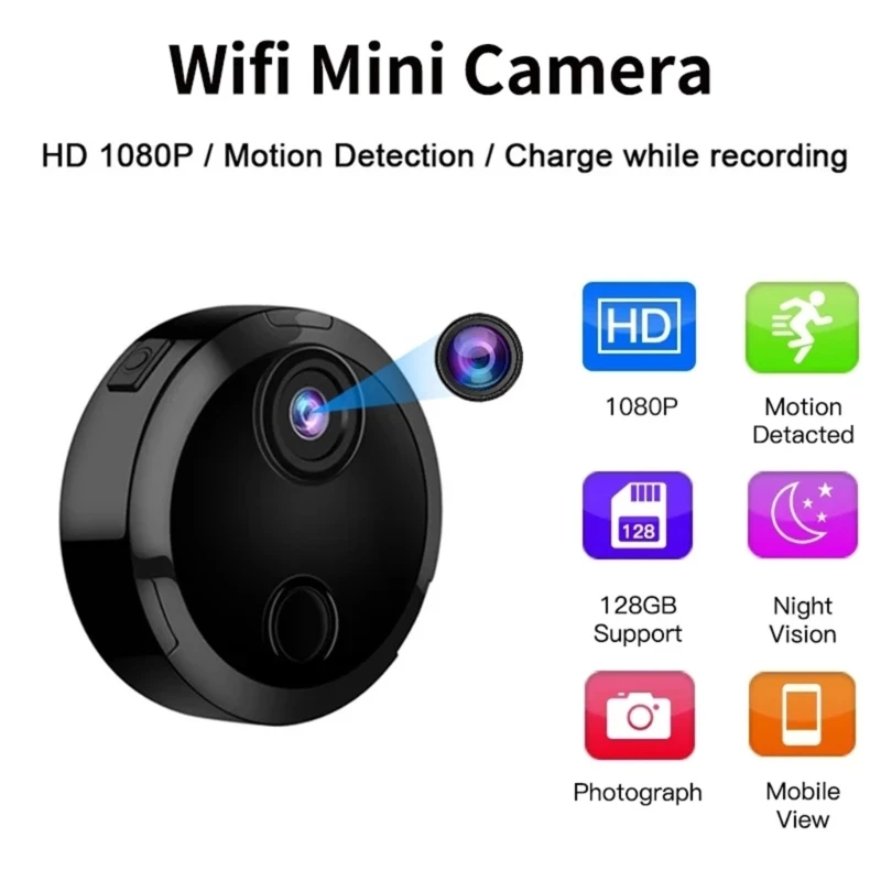 Security Camera Outdoor Wireless Home System with Rechargeable Battery 1080P Hd Waterproof Night Vision Recording Audio