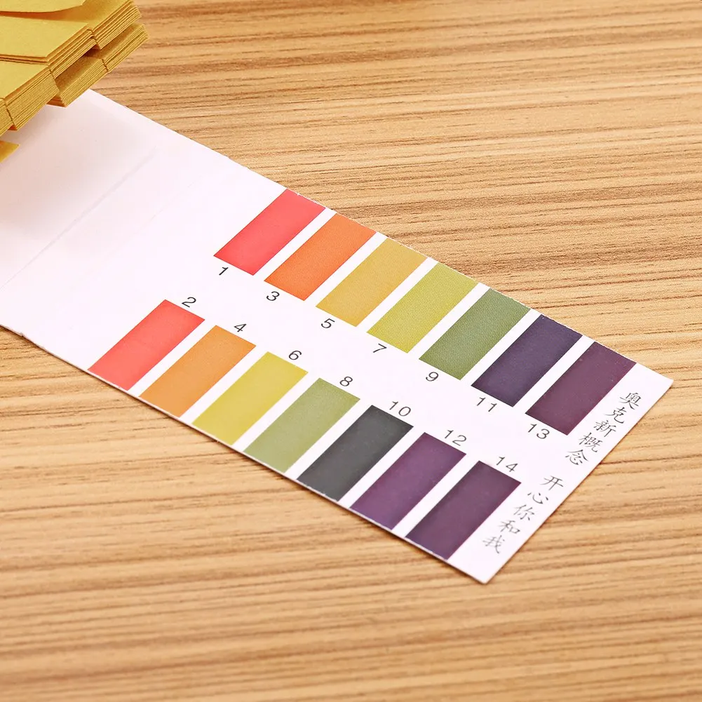 Alkaline Acid Test Paper Test Paper WALRONT 1 Set 80 Strips Full Range pH Alkaline Acid 1-14 Test Paper Water Litmus Testing Kit