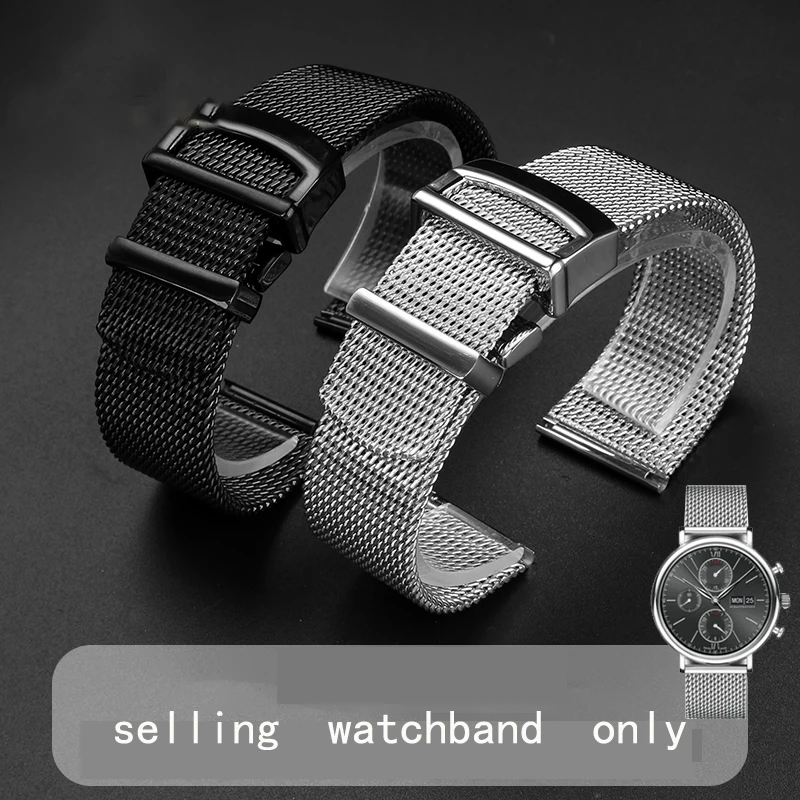

Stainless steel watch strap for IWC Portofino steel strap men's bracelet Portuguese pilot Milan mesh strap stainless 20mm 22mm