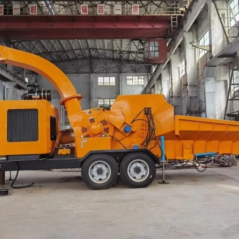 

Small Wood Chipper Shredder Portable Powered Grinding Machine