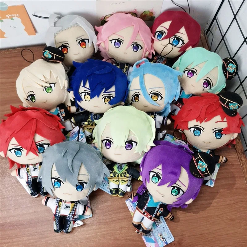 12pc Kawaii Anime Ensemble Stars Plush Ayase Mayoi Shiina Niki HiMERU Soft Stuffed Dolls Amagi Rinne Plush Toys Gifts For Kids