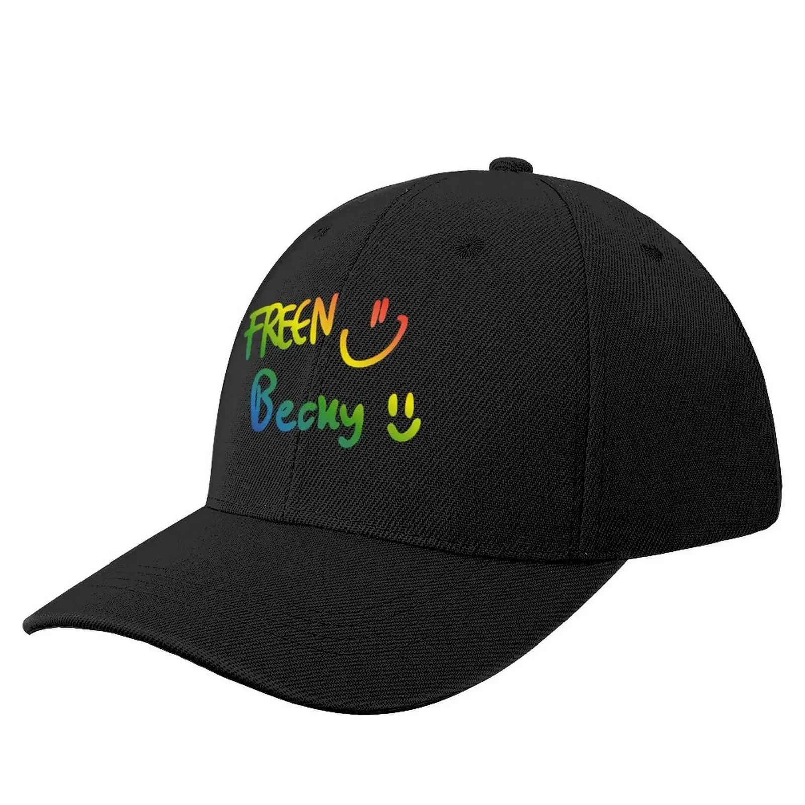 

Freenbecky Rainbow Signature Hats Beckfreen LGBT Pride Baseball Cap Sunscreen western Hat Icon Rave Girl Men's