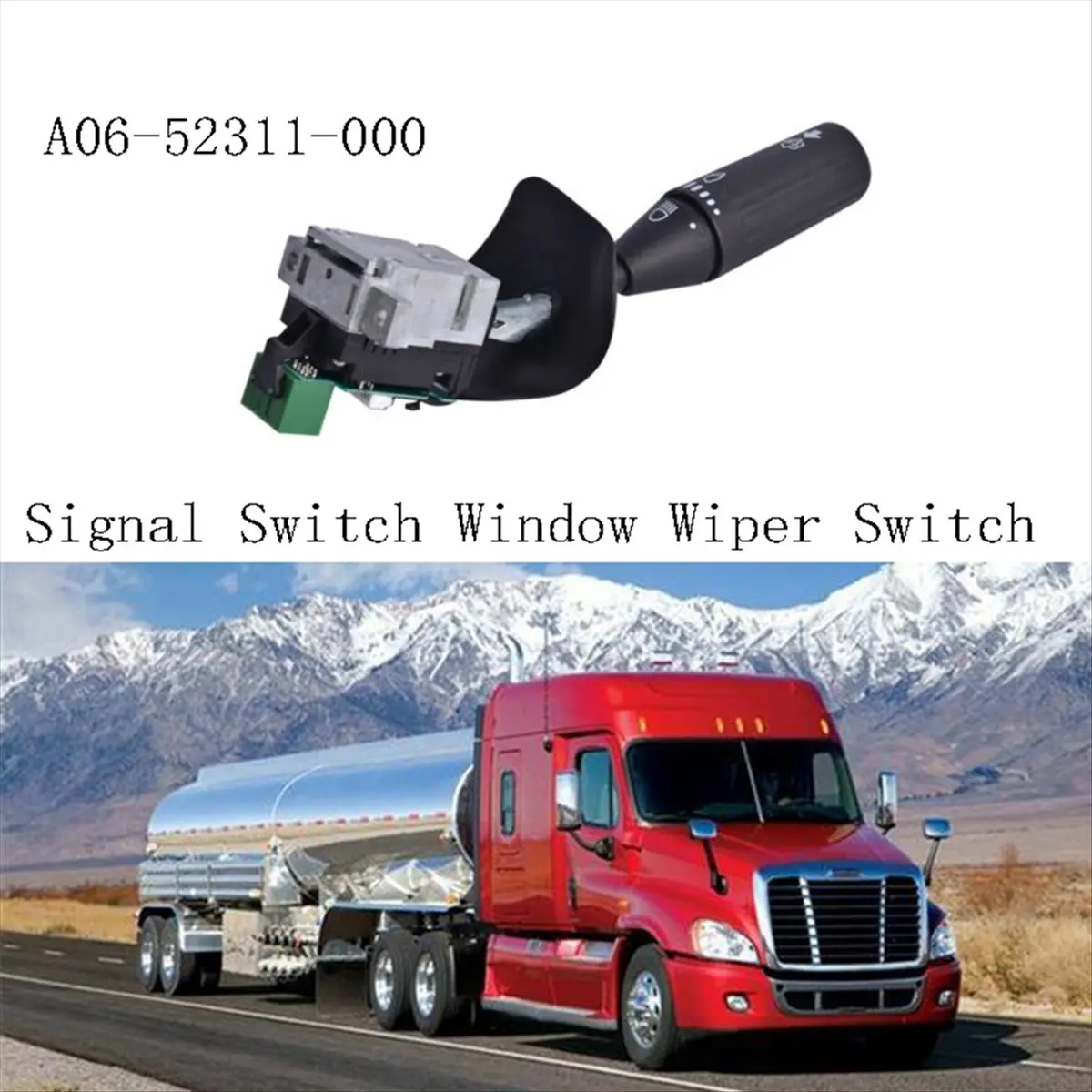 L96A New for Freightliner Cascadia 2008-Up New Turn Signal Switch Window Wiper Switch A06-52311-000