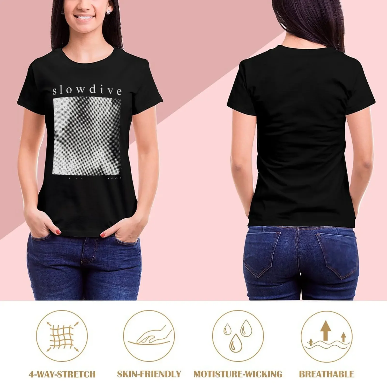 Slowdive Souvlaki Tour T-Shirt plus size tops summer top workout shirts for Women loose fit