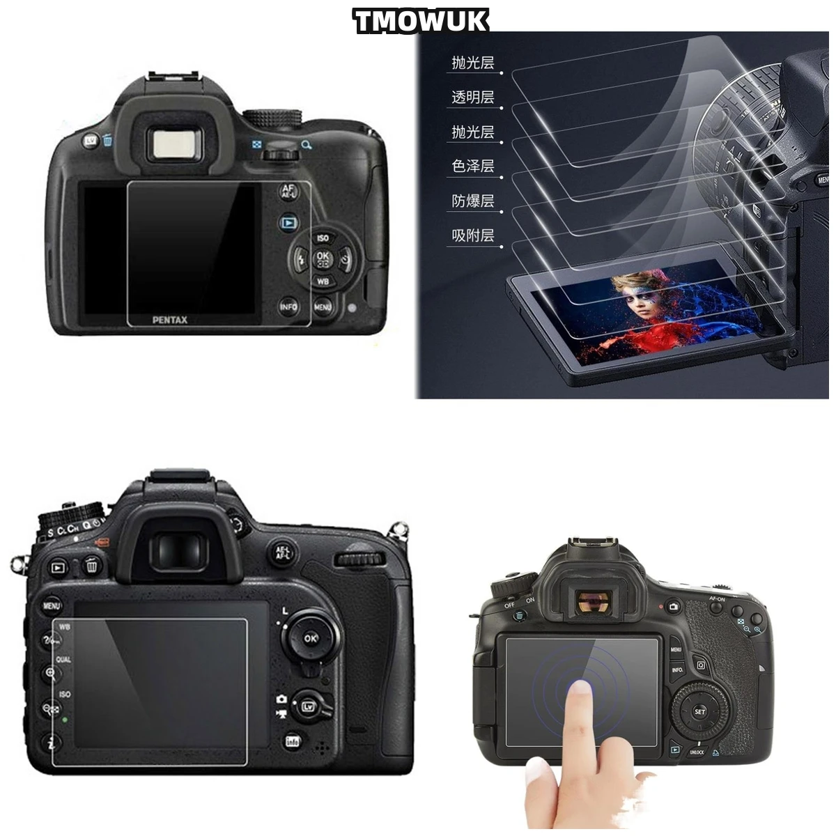

For PENTAX K30 Ultra-Thin Tempered Glass Screen Protector 9H Hard HD Clear