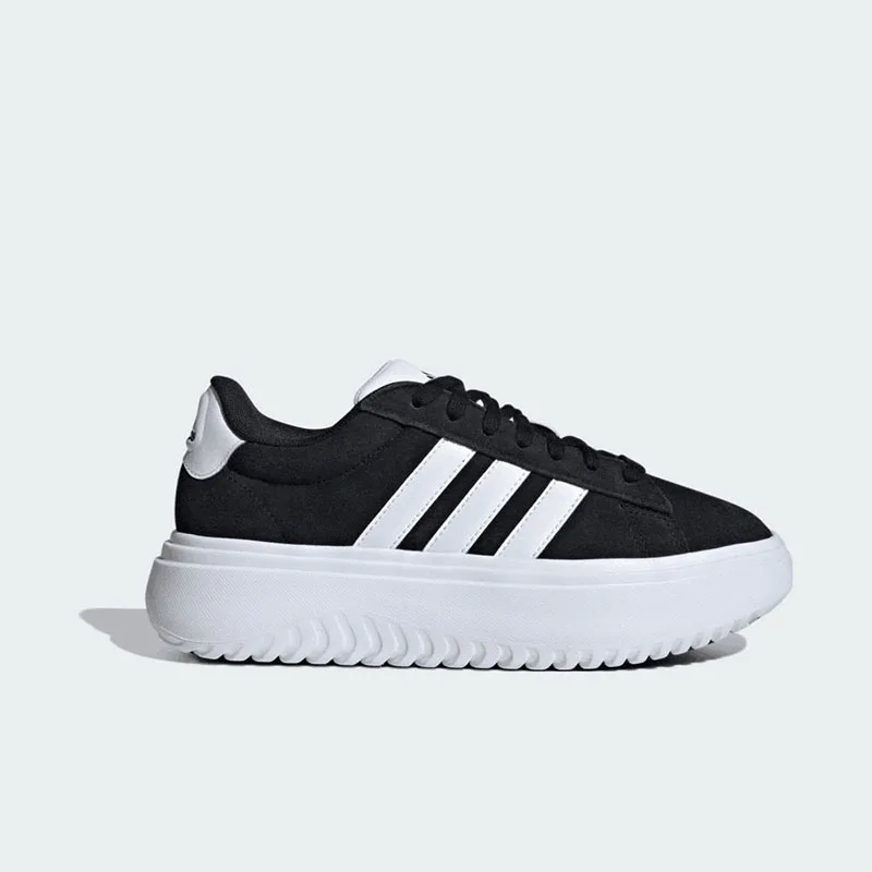 Adidas Authentic Women Shoes IE1102 Leather Textile Upper Foam Insole Thick EVA Sole Rubber Outsole Daily Platform Sneakers