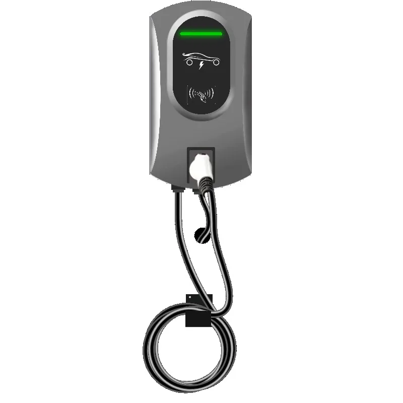 7kW 11kW 22kW AC EV Wallbox Type 2 Charging Station with WiFi Bluetooth App Control CE TUV for Electric Car