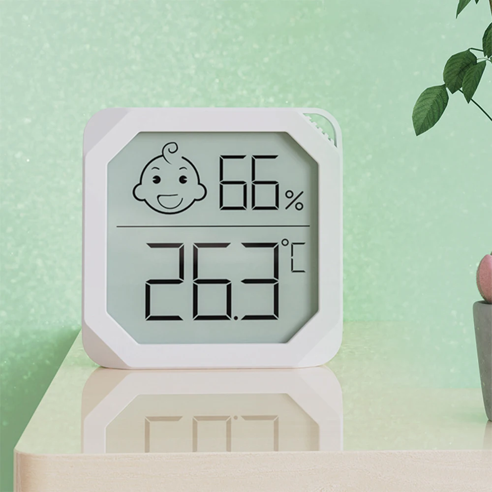 LCD Digital Thermometer Hygrometer Indoor Room Electronic Temperature Humidity Meter Sensor Gauge Weather Station For Home
