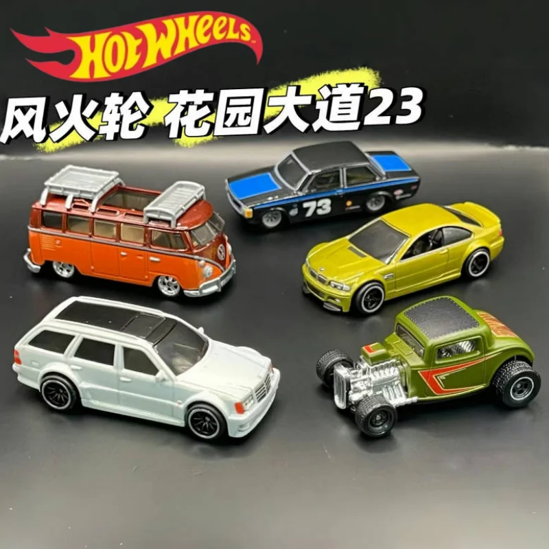Stock Hot Wheels Premium Boulevard 23 # 111-115 Mercedes-Benz E36 Volkswagen Samba Bus 32 Ford BMW M3 1/64 Modelo Coche de juguete GJT68